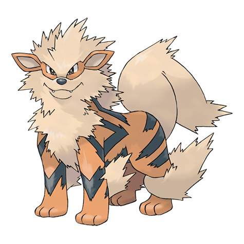 Arcanine official artwork