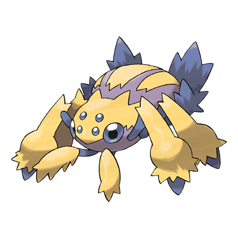 Galvantula - bug/electric type Pokémon #596