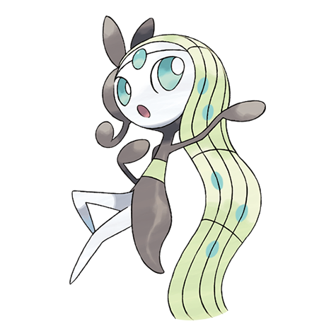 Meloetta - normal/psychic type Pokémon #648