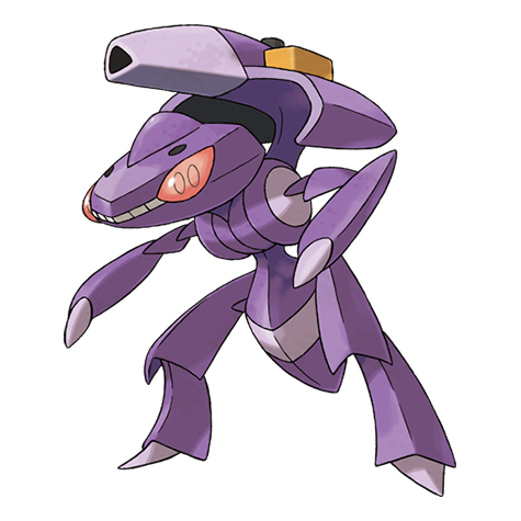 Genesect - bug/steel type Pokémon #649