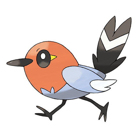 Fletchling - normal/flying type Pokémon #661