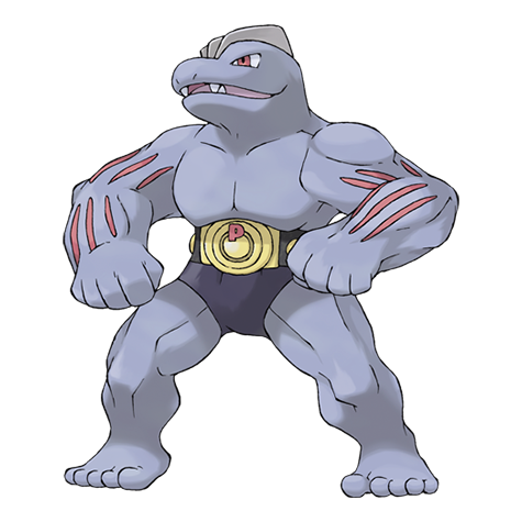 Machoke official artwork