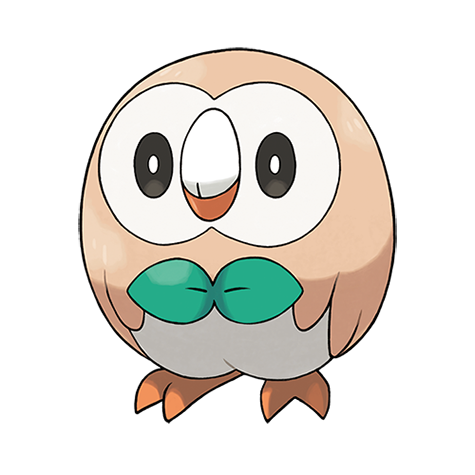 Rowlet - grass/flying type Pokémon #722
