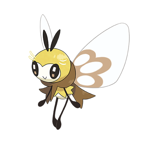 Ribombee - bug/fairy type Pokémon #743
