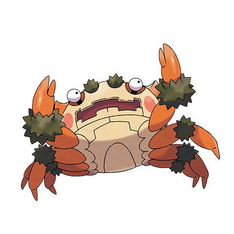 Klawf - rock type Pokémon #950