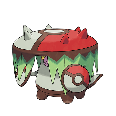 Brute Bonnet - grass/dark type Pokémon #986