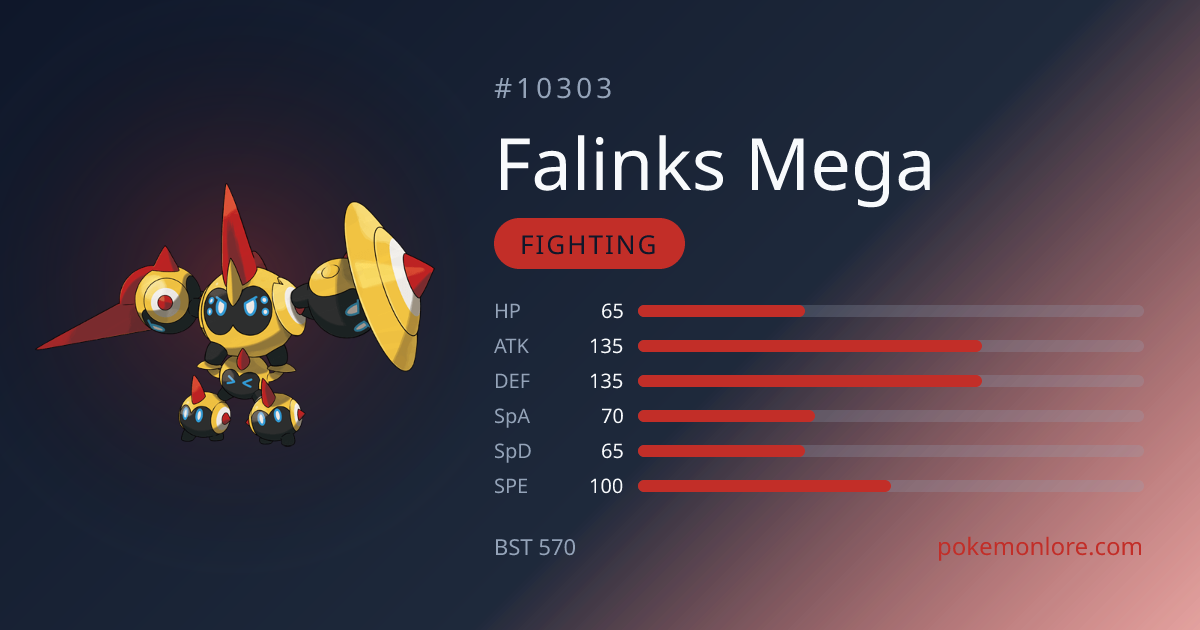 Mega Falinks Pokédex (#10303)