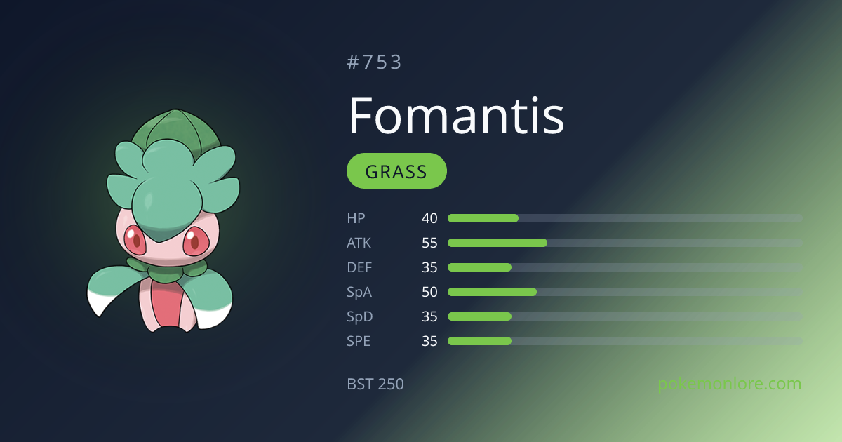 Fomantis Pokédex (#753)
