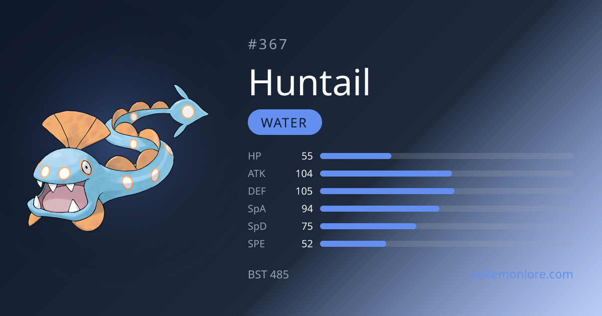 Huntail Pokédex (#367)