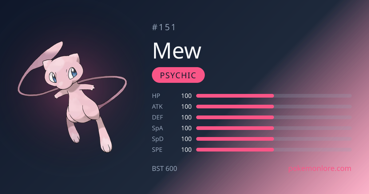 Mew Pokédex (#151)