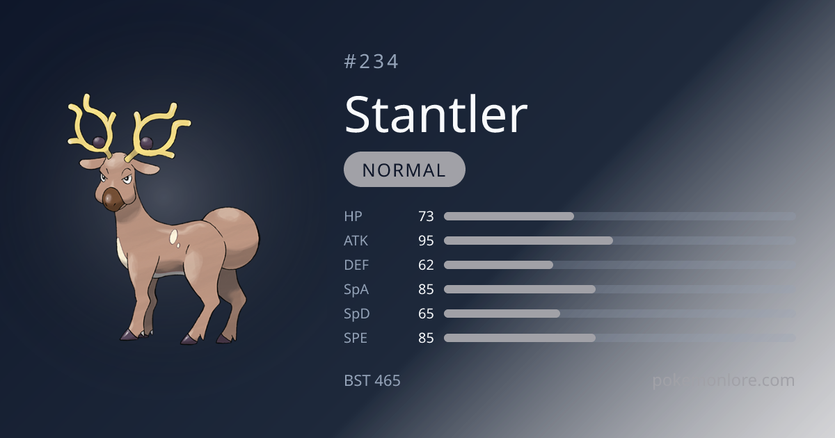 Stantler Pokédex (#234)