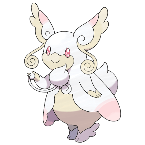 Audino Mega - Normal/Fairy type Pokémon #10069, official artwork