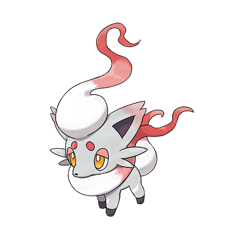 Zorua Hisui - Normal/Ghost type Pokémon #10238, official artwork