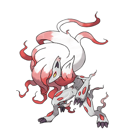 Zoroark Hisui - Normal/Ghost type Pokémon #10239, official artwork