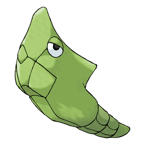 Metapod - Bug type Pokémon #11, official artwork