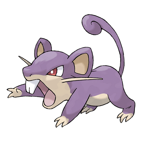 Rattata - Normal type Pokémon #19, official artwork