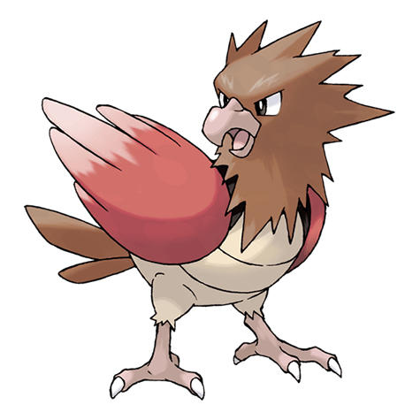 Spearow - Normal/Flying type Pokémon #21, official artwork