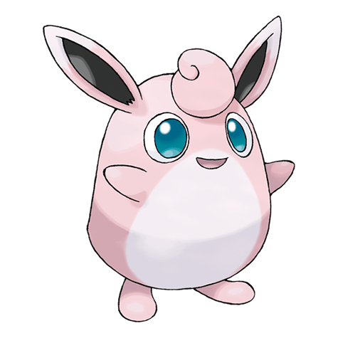Wigglytuff - Normal/Fairy type Pokémon #40, official artwork