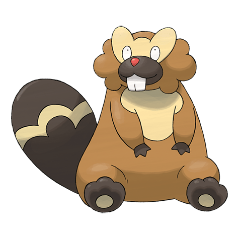 Bibarel - Normal/Water type Pokémon #400, official artwork