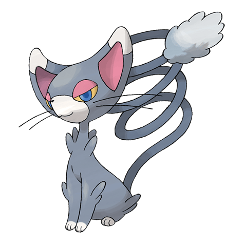 Glameow - Normal type Pokémon #431, official artwork