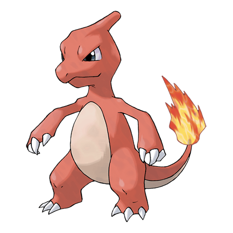 Charmeleon - Fire type Pokémon #5, official artwork