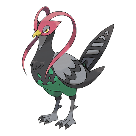 Unfezant - Normal/Flying type Pokémon #521, official artwork