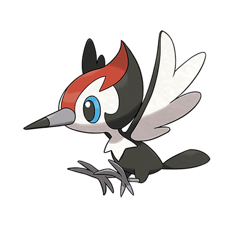 Pikipek - Normal/Flying type Pokémon #731, official artwork