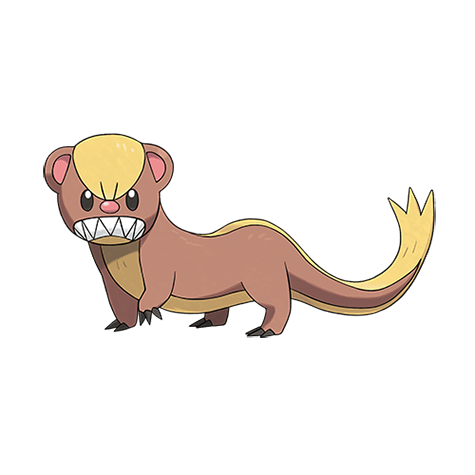 Yungoos - Normal type Pokémon #734, official artwork