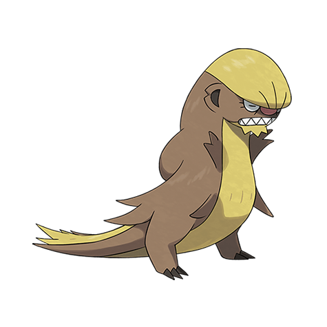 Gumshoos - Normal type Pokémon #735, official artwork